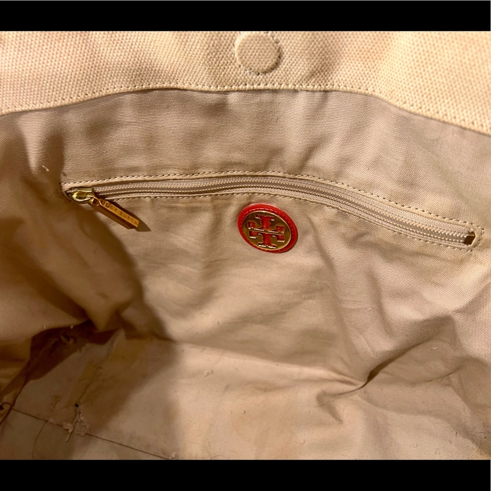Used Tory Burch Canvas Shoulder Bag ♥️ - Picture 13 of 16
